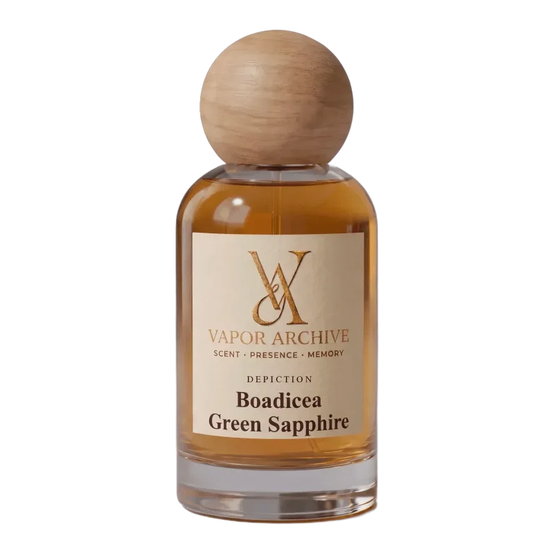 Boadicea the Victorious Green Sapphire perfume oil by Vapor Archive, preorder from Lagos