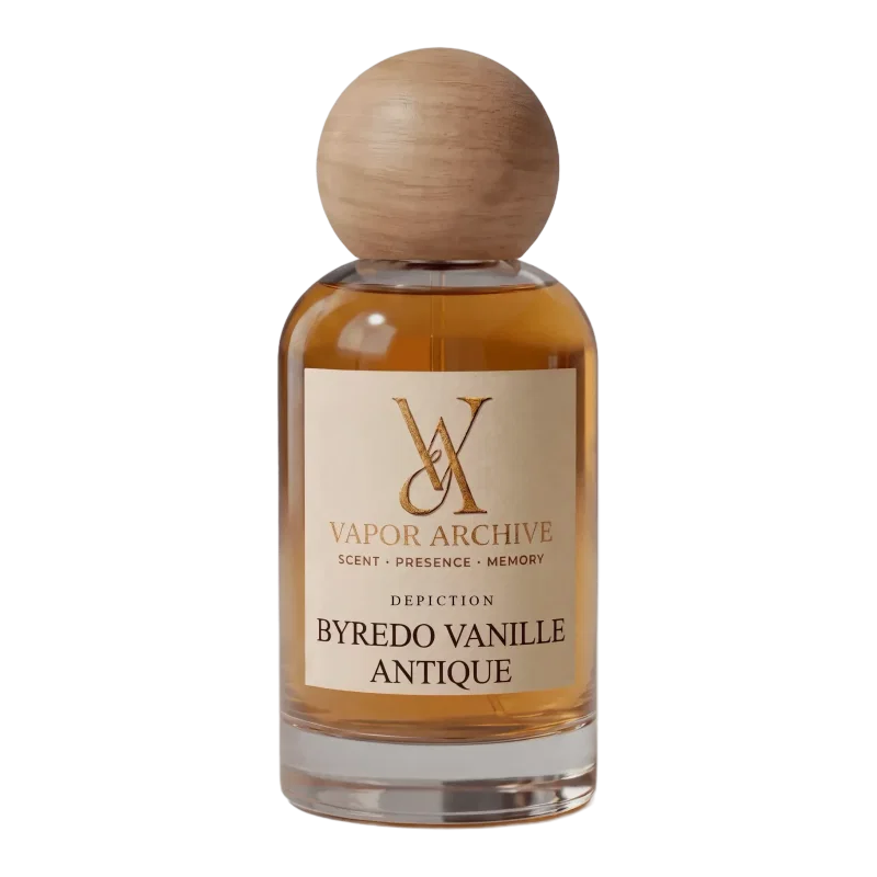 Byredo Vanille Antique perfume oil by Vapor Archive, 10ml and 30ml bottle, Lagos