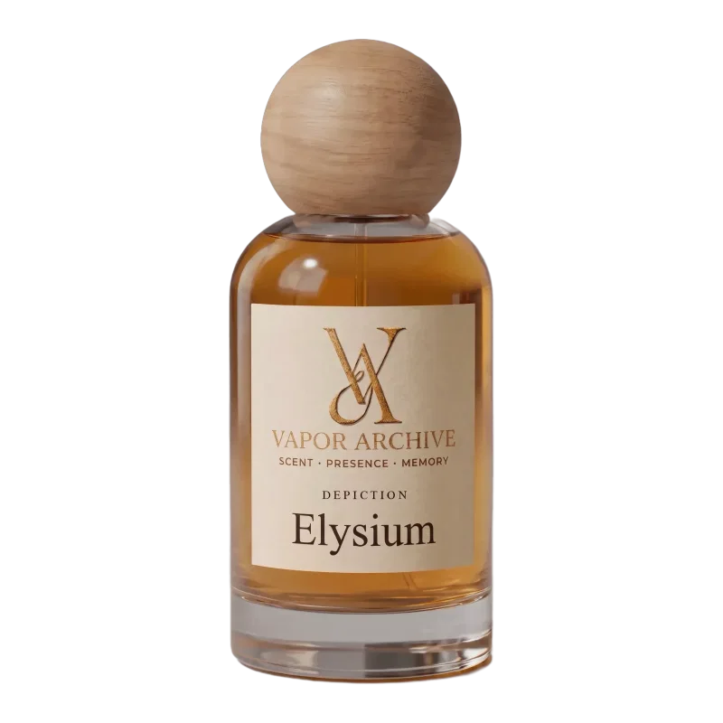 Elysium perfume oil by Vapor Archive, 10ml and 30ml bottle, Lagos