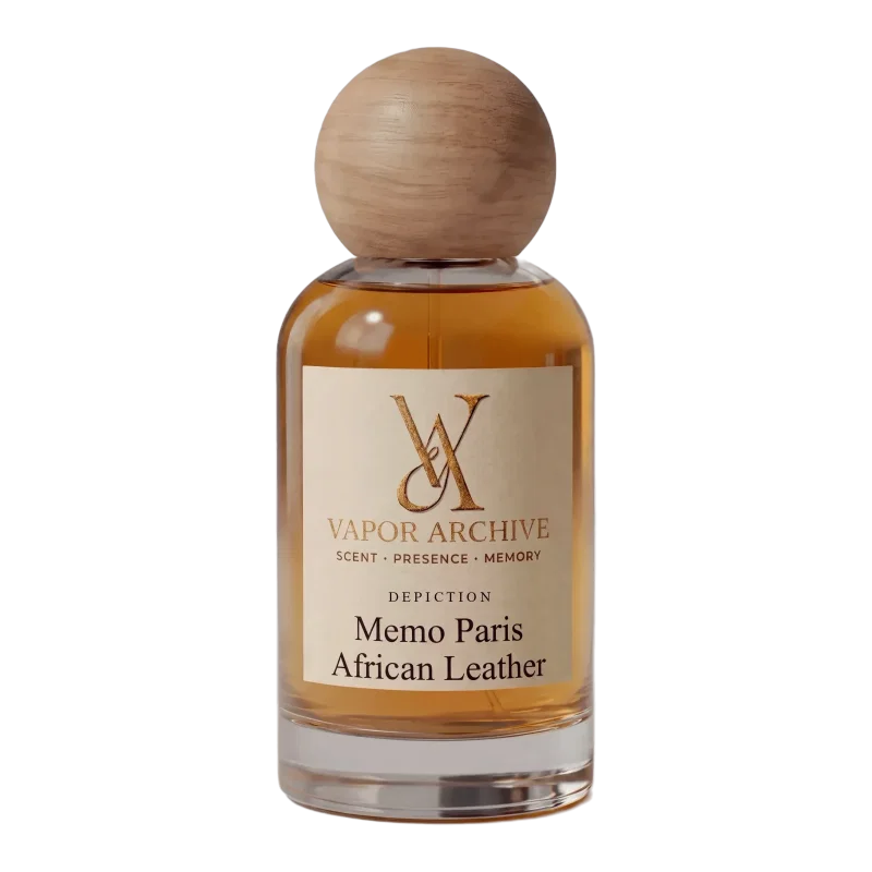 Memo Paris African Leather perfume oil by Vapor Archive, preorder from Lagos