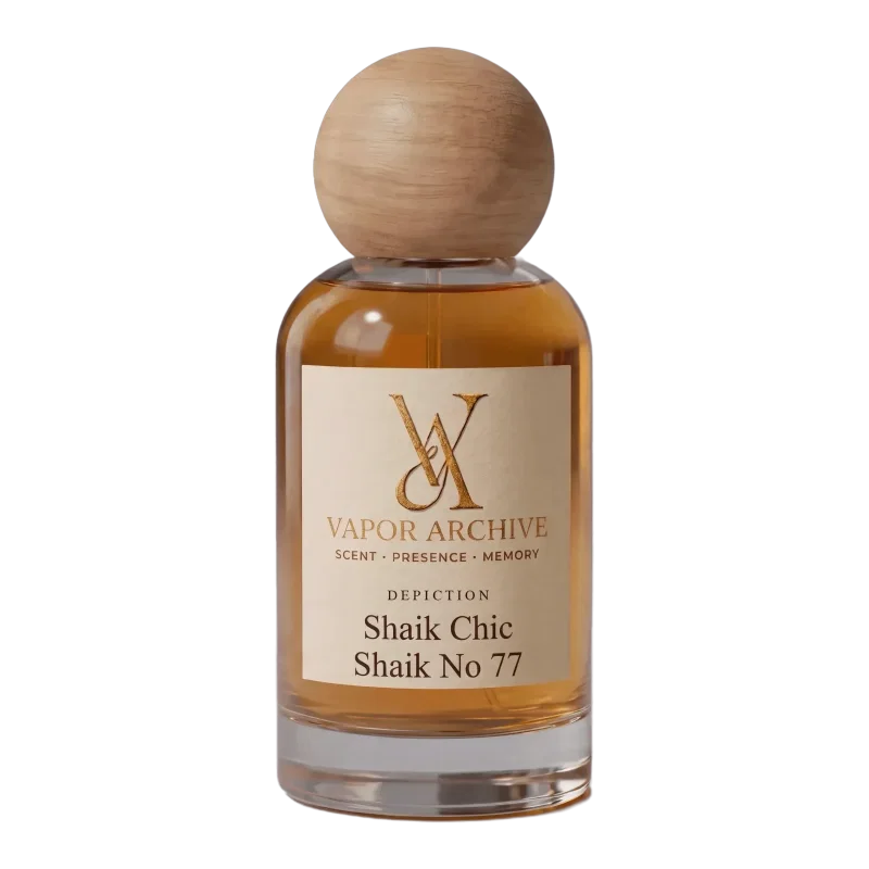 Shaik Chic Shaik No 77 perfume oil by Vapor Archive, 10ml and 30ml bottle, Lagos